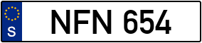 Truck License Plate